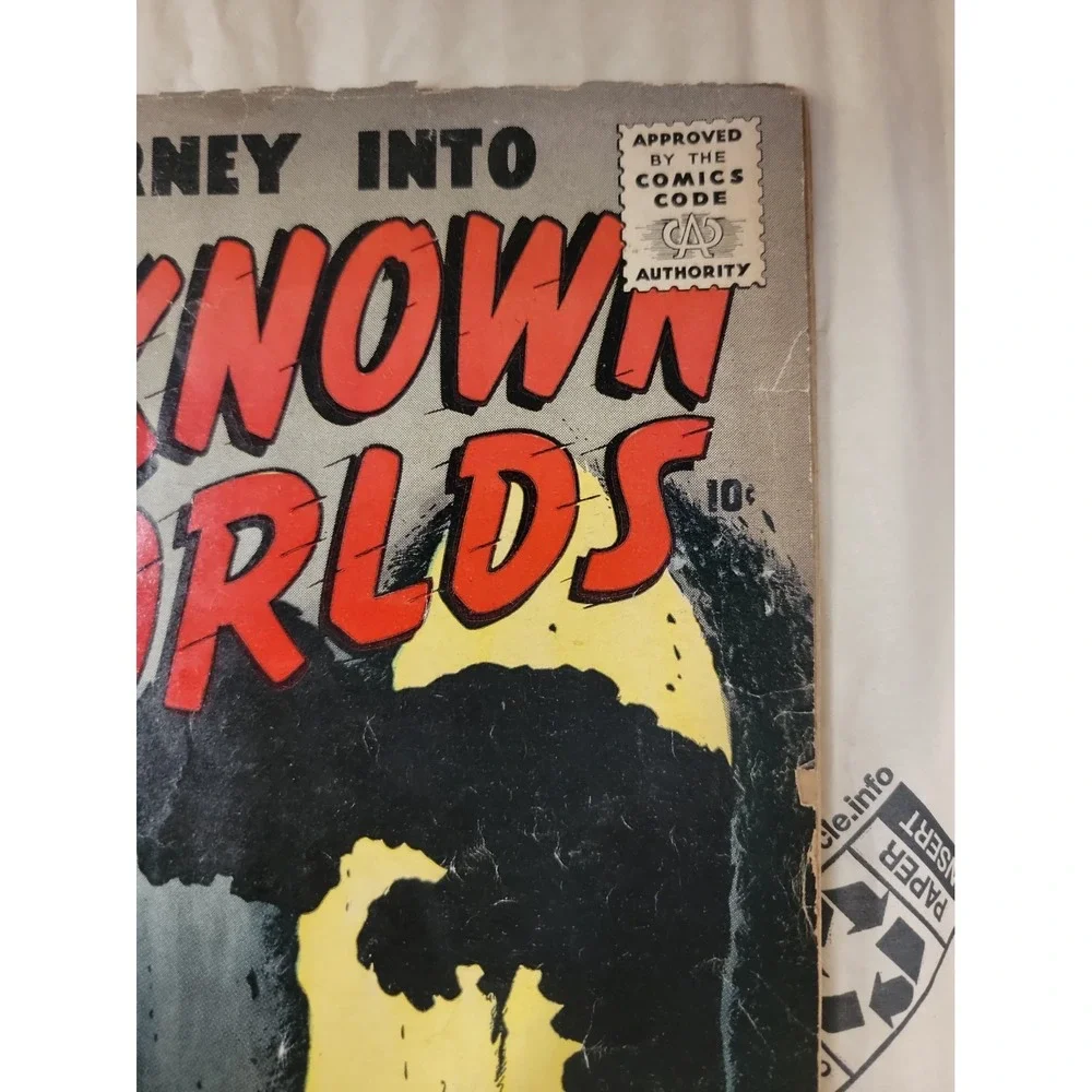 Journey Into Unknown Worlds #53 Comic Book 1957 - Atlas Bill Everett Cover PICS
